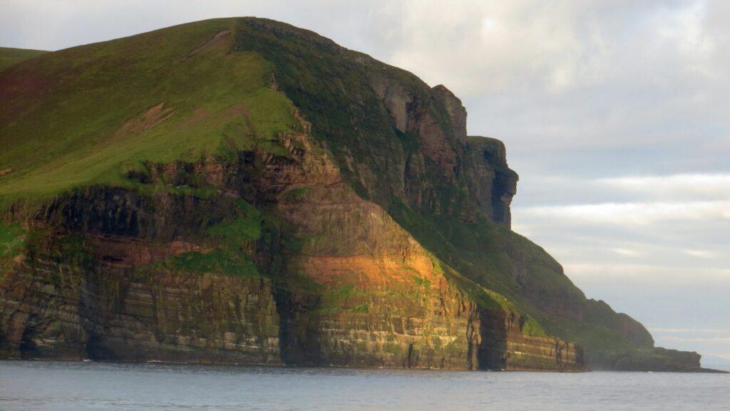 atemberaubende Klippen in Schottland