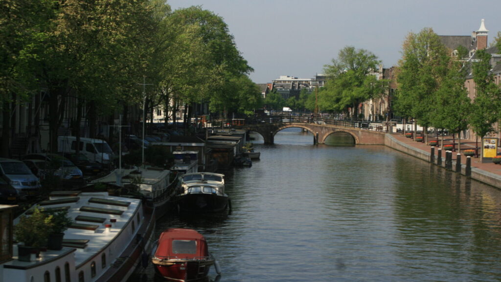 Kanal in Amsterdam