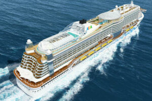 Aida Prima auf dem Wasser
