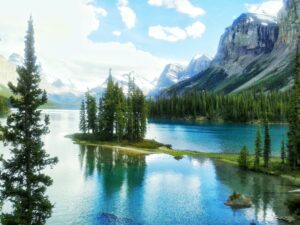 Maligne Lake in Kanada