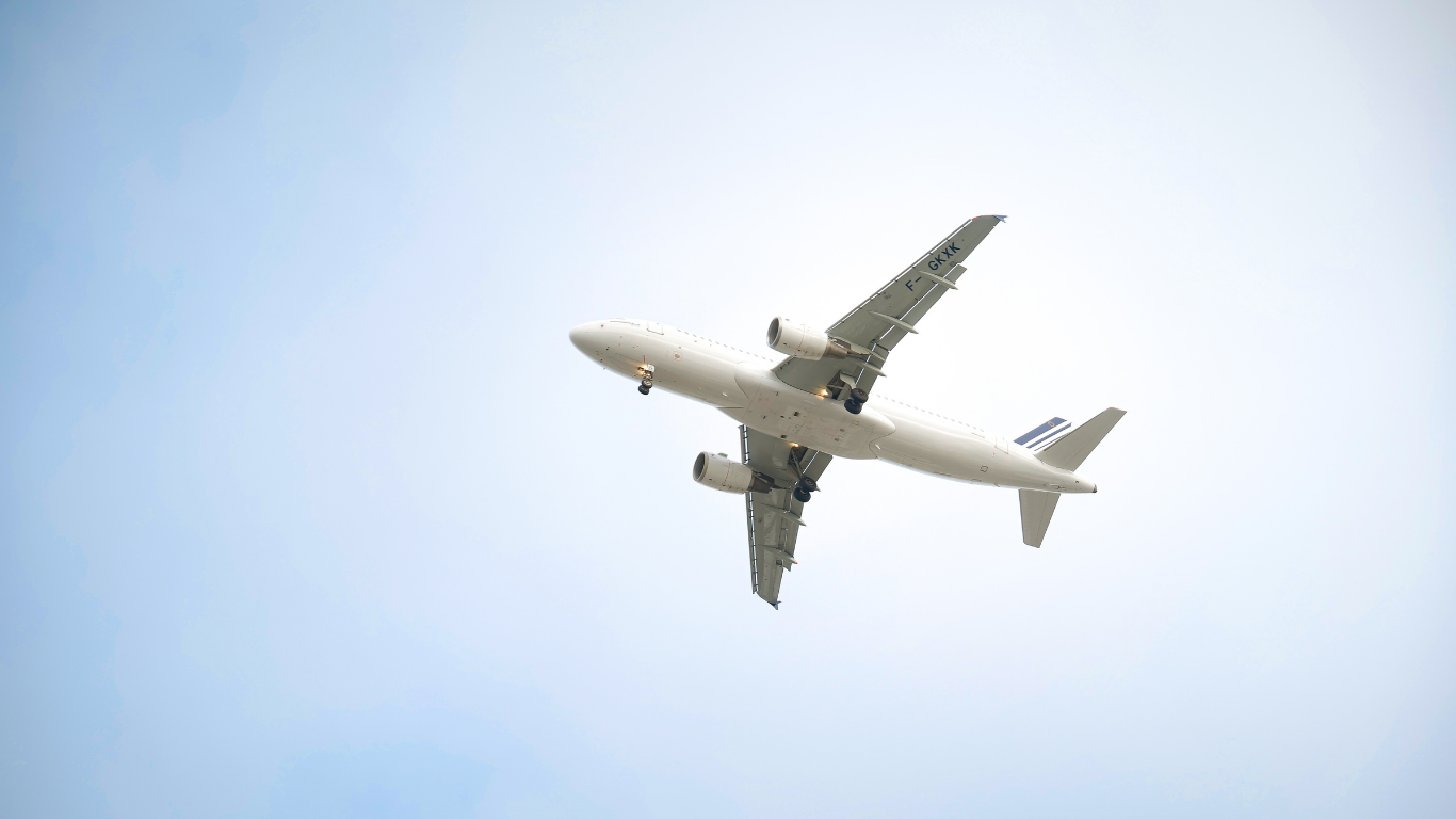 Flugzeug im Himmel